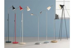 HOME Reading Light Floor Lamp - Silver.